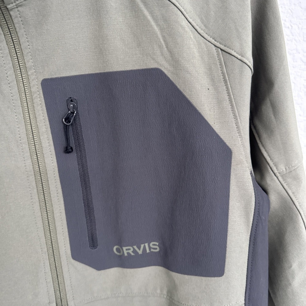 Orvis Pro LT Softshell Pullover 3/4 Zip Men Size S NWT - Picture 5 of 13